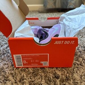 Purple Nike Toddler Size 8 shoes